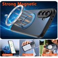 thumbnail image 4 of Magnetic for Samsung Galaxy S25 FE Case with Screen Protector 2X,Compatible with MagSafe,Phone Case Slim Hard PC Silicone Bumper Shockproof Protective Cover for Samsung S 25 FE 5G,Black, 4 of 12