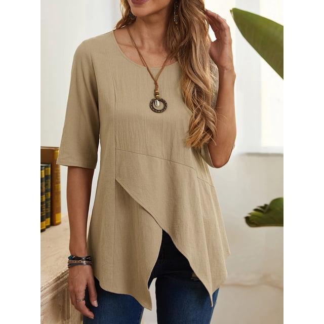 Camiseta Vintage Y2k para mujer, ropa para mujer, camisetas informales de lino y algodón Bastet elegantes, ropa de calle holgada