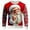 Red3, variant on Telankuip Funny Santa Claus Christmas Sweatshirts for Men 2025 Funny Graphic Crewneck 3D Printed Xmas Holiday Pullover Tops Casual Relaxed Fit Long Sleeve Winter Clothes Red3 XL
