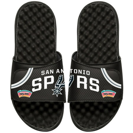 

ISlide Black San Antonio Spurs NBA Hardwood Classics Jersey Slide Sandals