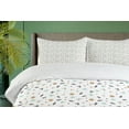 thumbnail image 4 of Ambesonne Winter Duvet Cover Sets, Ornamental Wintery Motifs, 2-Queen, White Multicolor, 4 of 6