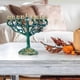 thumbnail image 4 of Menorah esmaltado pintado a mano, candelabros judíos adornados con joyas, candelabros con joyas, candelabro Verde SM SunniMix Candelabro menorá, 4 of 8