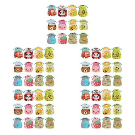 

5pcs Cartoon Baby Bibs EVA Waterproof Newborn Translucent Bibs Feeding Baby Cloths Saliva Towel Print Apron