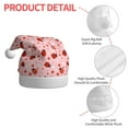 thumbnail image 6 of Cauagu Flowers And Ladybugs for Adult Christmas Hat,1-Pack Xmas Holiday Hat Santa Hat for Women & Men Festive Headwear Accessories Fit for Christmas/New Year/Party, 6 of 6