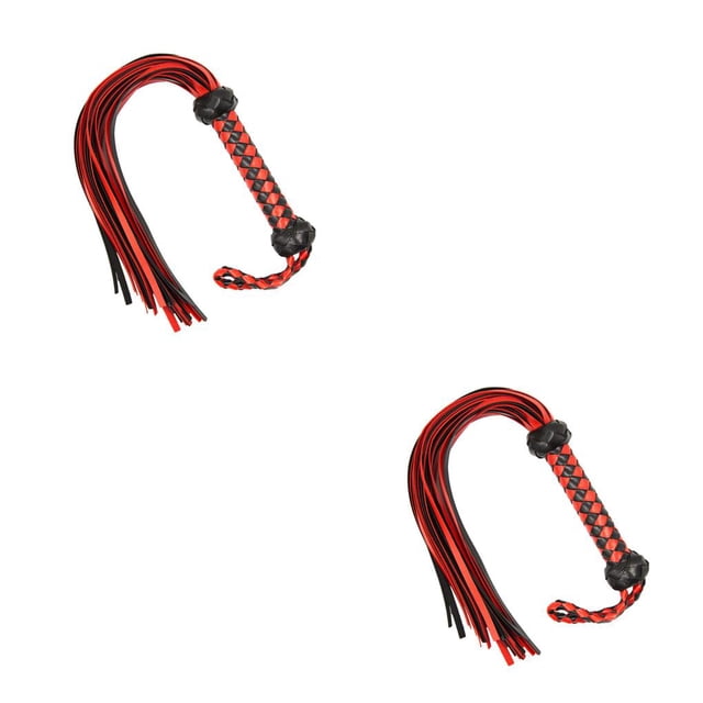 Methold Accesorios de látigo para montar a caballo, herramienta de pestañas de Pony de cuero Artificial, accesorio de entrenamiento para Type1 NO1