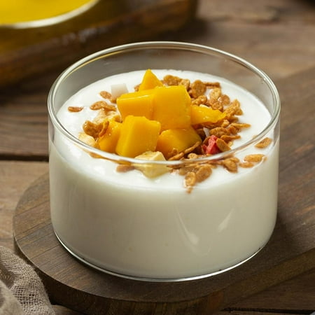 

High Temperature Resistant Pudding Bowl Glass Ice-cream Cup Ice-cream Bowl Yogurt Cup Bird s Nest Bowl Oven Baking Die Dessert Bowl 8 * 5 Straight Cup