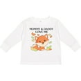 thumbnail image 3 of Inktastic Mommy and Daddy Love Me- little fox Boys or Girls Long Sleeve Toddler T-Shirt, 3 of 5