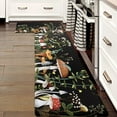 thumbnail image 6 of Mushroom Kitchen Rugs and Mats Green Mushroom Kitchen Decor Anti Fatigue Kitchen Floor Mat Set of 2 Non-Skid Washable Kitchen Runner Rug for Kitchen Sink Laundry (Green, 17.5"x29.5"+17.5"x47"), 6 of 6