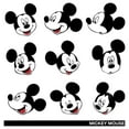 thumbnail image 2 of Girl's Mickey & Friends Mickey Mouse Silly Faces Graphic Tee White X Small, 2 of 4