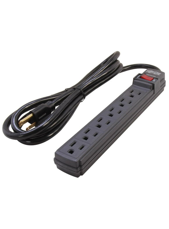 Tripp Lite TLP6B 6-Outlet, 6ft. cord Surge Protector