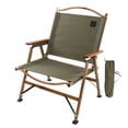 thumbnail image 1 of Silla plegable ultraligera para acampar, silla plegable portátil con respaldo portátil plegable, silla de césped, características líderes en su clase, 1 of 8