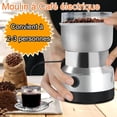 thumbnail image 2 of Electric Coffee Grinder 300ml Multifunctional Grinders, Seed Grinder Four stainless steel blades for fine and efficient grinding, For grinding coffee beans, spices, flax seeds etc., 2 of 5
