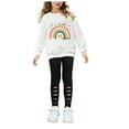 thumbnail image 4 of JUMEYU Toddler Warm Set Girls Matching Outfit Legging Set Fall Outfits for Toddler Girls 3T 4T (Black,3-4 Years), 4 of 4