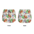 thumbnail image 4 of Disketp Mushroom and Frogs Print Women's Shorts Workout Shorts for Athletic Gym Running Shorts with Phone Pockets X-Large, 4 of 8