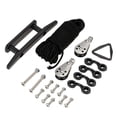 thumbnail image 1 of Kayak Anchor Trolley System con poleas Cuerda Cleat 30 pies de cuerda Pad Eyes de material acero inoxidable Cola Ancla de kayak, 1 of 8