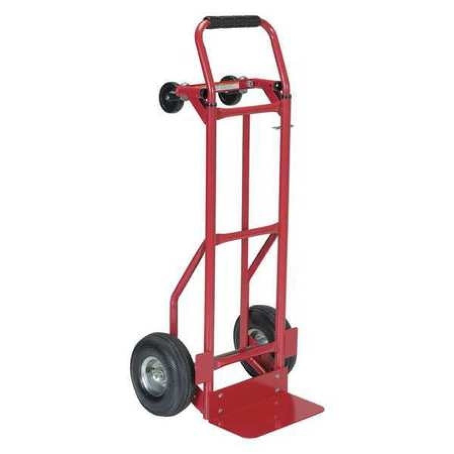 VESTIL DSHT500PN Convertible Hand Truck,Steel,500 lb.