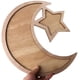 thumbnail image 3 of Plato de cena de madera para decoración de Ramadán Eid Mubarak, Luna y estrella, para el hogar, Luna, mezquita islámica, placa musulmana, suministros para fiestas DIY, 3 of 6