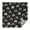Black Boho Bohemia, variant on Brown Boho Plant Pattern Square Tablecloth,Waterproof Square Table Cover,Wipeable Spillproof Washable Table Cover for Home Kitchen Party Decor 42"X42"(107x107cm)