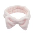 thumbnail image 2 of Spa Headband, Soft Makeup Headband with Cute Bow Elastic Face Wash Hairband for Skincare Facial Mask Showers Complexion, 2 of 3