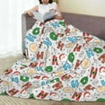thumbnail image 6 of Salouo Christmas Hohoho 1 Print Bed Blankets,Flannel Blanket Comfortable Air Conditioning Blanket Lightweight Blanket for Sofa Bed Travel & Couch -40"x30", 6 of 8