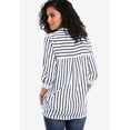 thumbnail image 2 of Ellos Women's Button Placket Popover Tunic Tunic, 2 of 6