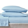 thumbnail image 2 of Better Homes & Gardens 4-Piece 300 Thread Count Blue Drop Cotton Sateen Bed Sheet Set, Cali King, 2 of 8