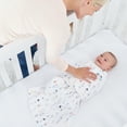 thumbnail image 7 of HALO SleepSack Swaddle, 100% Cotton, Multi Triangle, Newborn, Unisex, 0-3 Months, 7 of 7