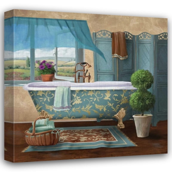 Conrad Knutsen 20x20 Gallery Wrapped Canvas Wall Art Titled - A Little Me Time I