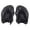 Black, variant on Sportteer Swim Hand Paddles Swim Training Tool 1 Pair Swim Training Hand Paddles with Adjustable Straps Lightweight No Odor Swimming Hand Paddles for Children Adult