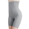 thumbnail image 1 of Pantalones cortos moldeadores posparto de cintura alta para mujer, ropa interior con cinturilla, pantalones para levantar cadera y apretar abdominales, color gris, 1 of 5