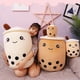 thumbnail image 1 of 24/70CM Real-life Bubble Tea Plush Toy Boba Milk Tea Plushie Toy Soft Stuffed Hug Pillow Balls Bubo Tea Cup Cushion Gift GirlBrown Pink change70CM He Qiyong unisex, 1 of 1