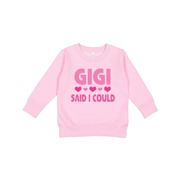 Inktastic Gigi Said I Could Funny Granddaughter Girls Toddler Sweatshirt