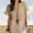 Khaki, variant on T Shirts for Women Spring Tops for Women Women's Clothing New Loose Casual Solid Color Cotton Linen Short Sleeved Women's Top Short Sleeved T Shirt Tshirts Shirts Basic Tees Red XL