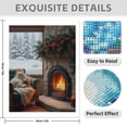 thumbnail image 3 of Diamond Art Kit for Adults, Classy Bright Fireplace Print No.7 Diamond Painting for Adults Beginners, 5D DIY Diamond Art Painting Kits, Colorful Diamond Painting Craft for Home Decor 12x16, 3 of 7