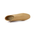 thumbnail image 4 of BLISSFUL STEP Valentine's Women's Boot Dress Side Zip Block Heel Ankle Boots Camel 7, 4 of 7