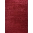 thumbnail image 1 of Ladole Rugs Solid Color Shaggy Meknes Durable Beautiful Turkish Indoor Big Runner Rug in Rose Red, 3x10 (2'7" x 9'10", 80cm x 300cm), 1 of 5
