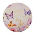 thumbnail image 2 of ONETECH  Pink Butterfly Birthday Tablecloth,Butterfly Party Decoration Watercolor Butterfly Table Cover Spring Themed Tablecloth for Girl, 2 of 7