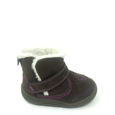 Surprize by Stride Rite Toddler Girls Brown Arliss Fur Lined Boots