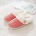 thumbnail image 5 of Luxalzxs Womens Slip on Fuzzy House Slippers Memory Foam Slippers Scuff Outdoor Indoor Warm Plush Bedroom Shoes with Faux Fur Lining, 5 of 5