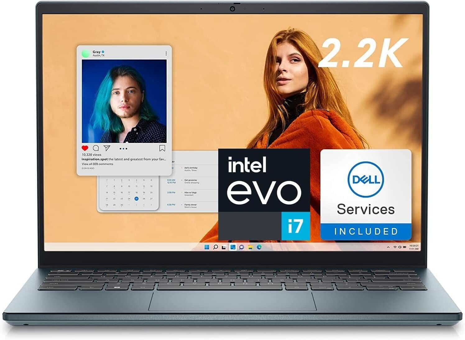 Dell Inspiron  Plus  Laptop    inch, 2.2K :, Intel