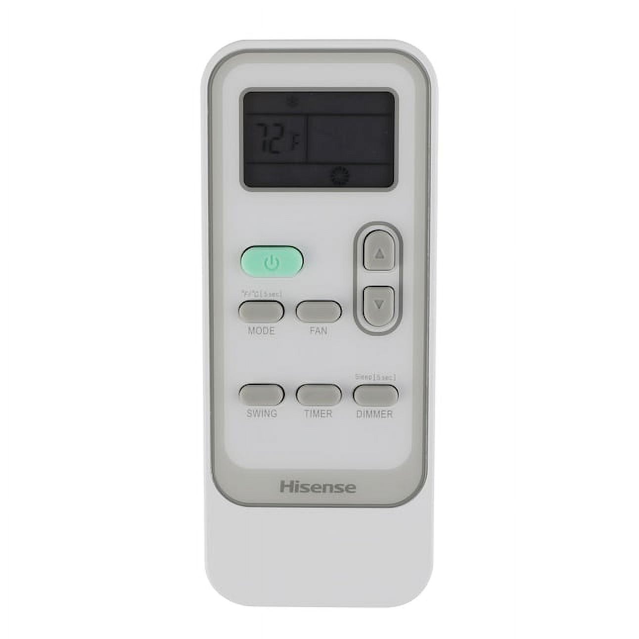 Restored Hisense 10,000 BTU (15,000 BTU ASHRAE) Dual Hose Portable AC with Heat Pump and Wifi, Gray (Refurbished)