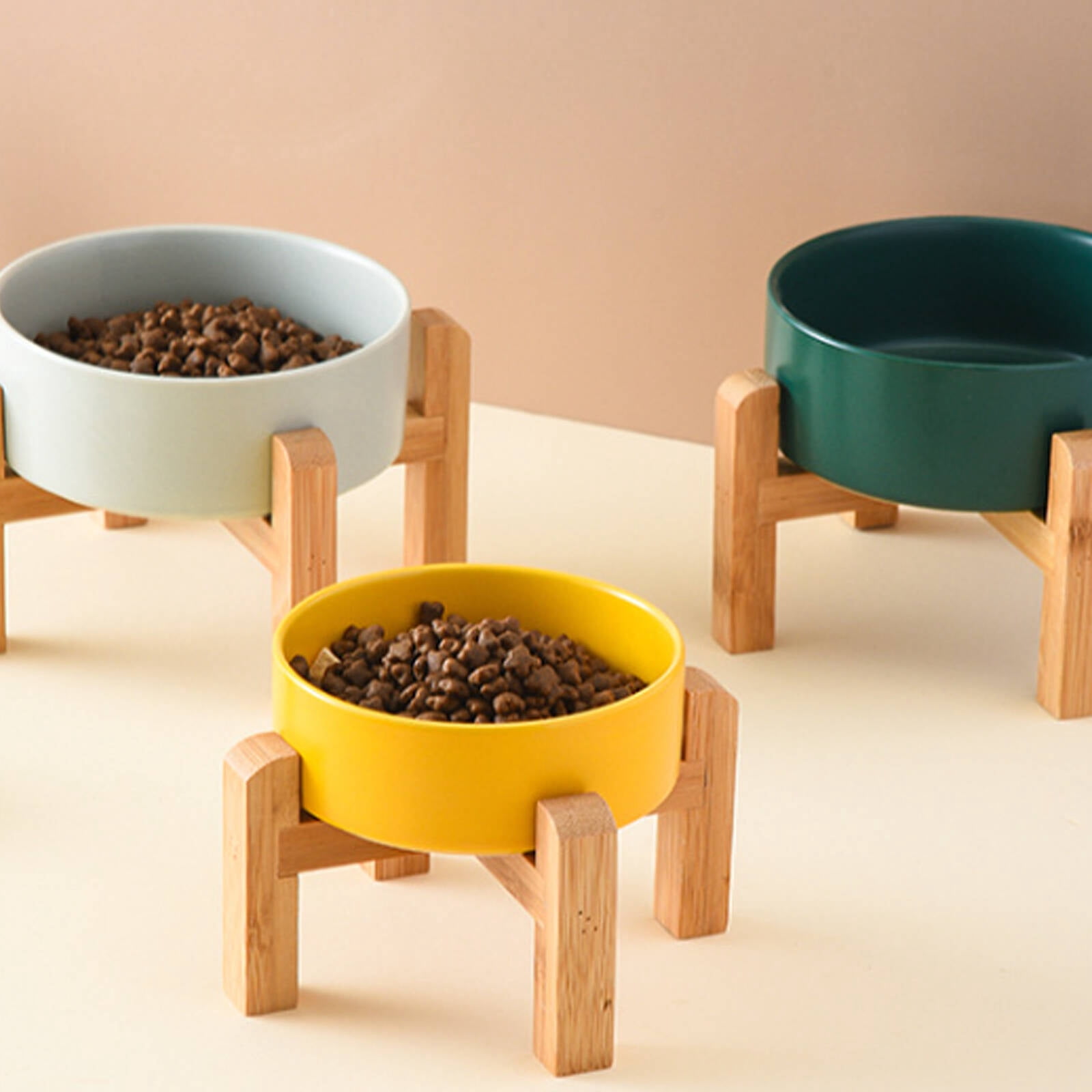 BESTSKY Cat Bowls,Durable and Long-lasting Cat Dishes,Hassle-free Cleaning Cat Food Bowl