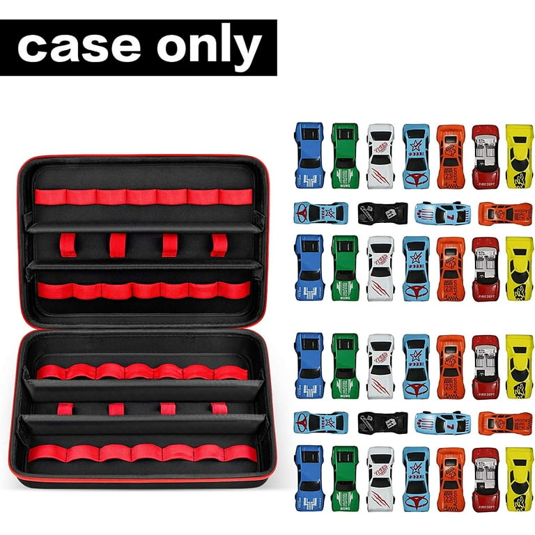 Toy Storage Organizer Case Compatible with Hot Wheels Car, for
