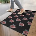 thumbnail image 4 of Pioneer Flower Floral Print Pattern Door Rugs,Washable Non Slip Door Mats Indoor,Decorative Door Mats,Entry Mat Indoor for Entrance,Bedroom,Kitchen,Bathroom,17"x30", 4 of 6