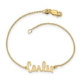 thumbnail image 4 of Auriga Fine Jewelry 14K Yellow Gold Signature Bracelet 7.5 inch for Women (L- 7.5inch, W- 25mm), 4 of 6