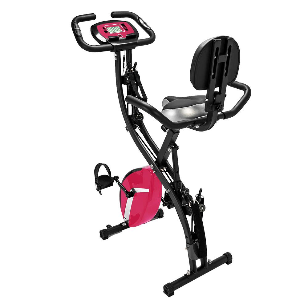 Zimtown Upright Bike 3in1 Folding Exercise Bike
