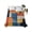 Orange White Blue, variant on King Flat Sheet Only Orange Blue Gradient Abstract Geometric Soft Microfiber Cooling Bedding Sheets Color Block Splicing Art Flat Bed Sheet