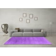 thumbnail image 3 of Ahgly Company Indoor Square Oriental Purple Industrial Area Rugs, 5' Square, 3 of 4
