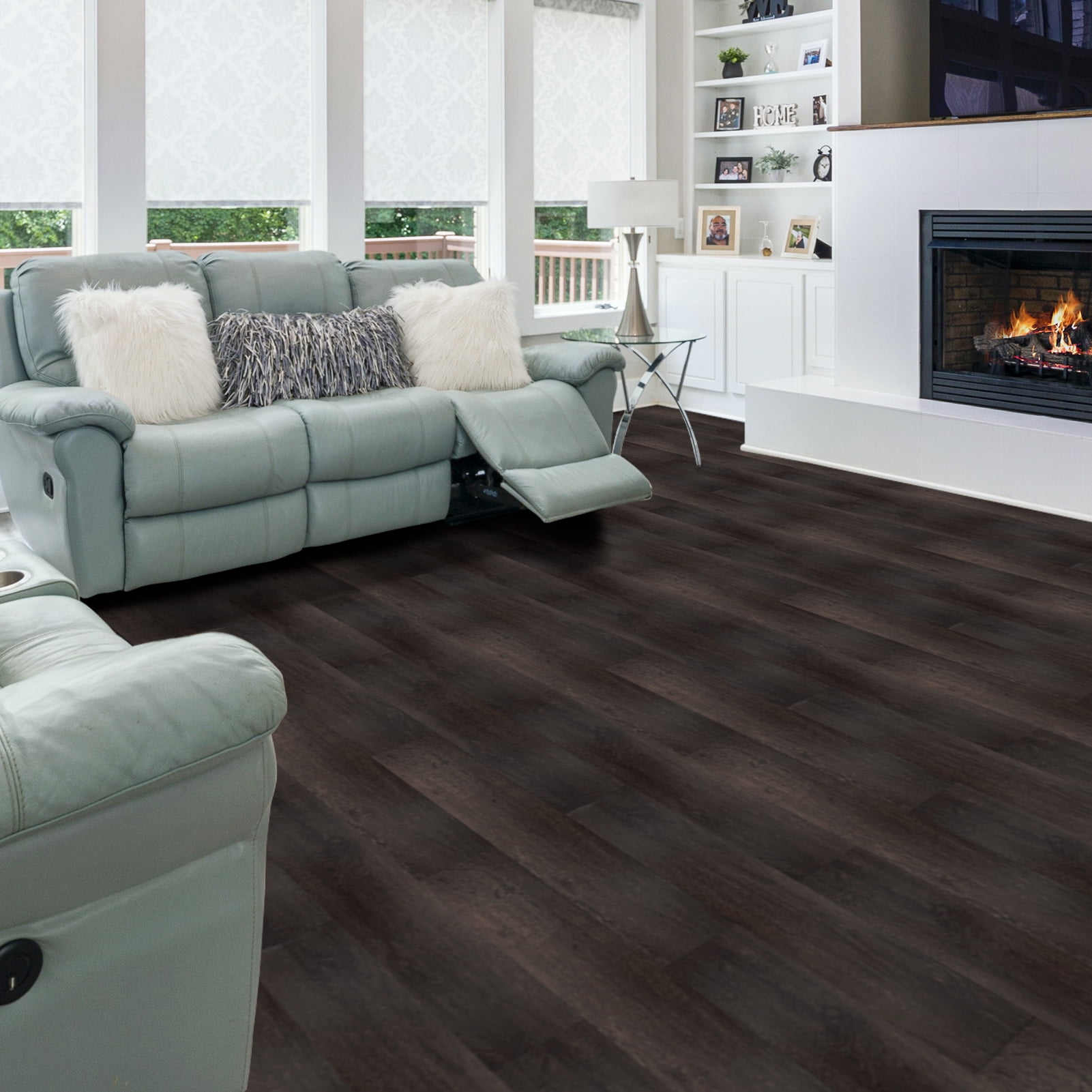 Self-adhesive 6" x 36" x 2mm Luxury Vinyl Plank（36 PACK)