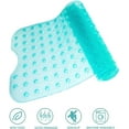 thumbnail image 5 of Non-Slip Extra Long Bath Mat 39x16 Inch - Strong Suction Cups & Drain Holes, Machine Washable (Clear Grey), 5 of 7